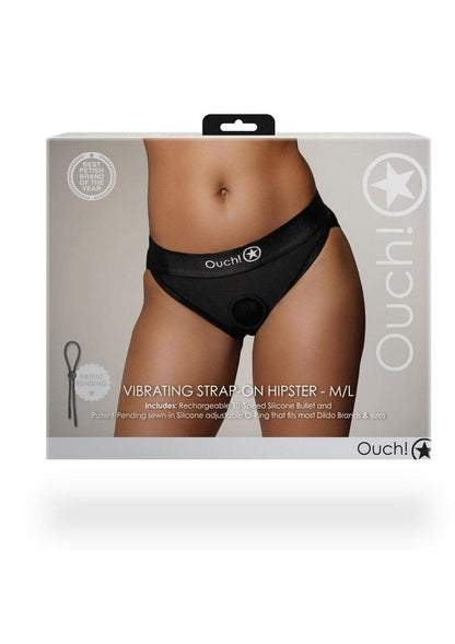 Ouch! Vibrating Strap-On Hipster Rechargeable