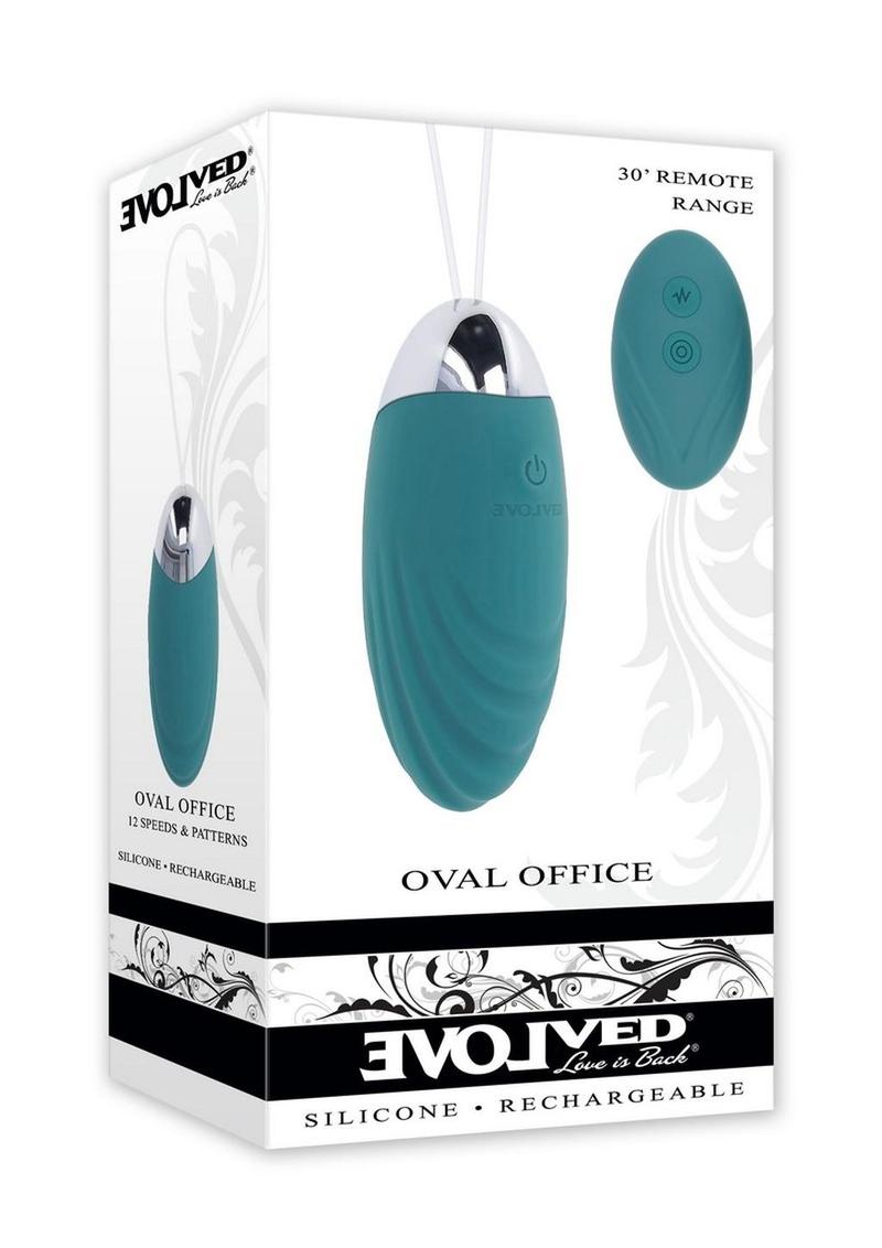 Oval Office Rechargeable Silicone Egg with Remote