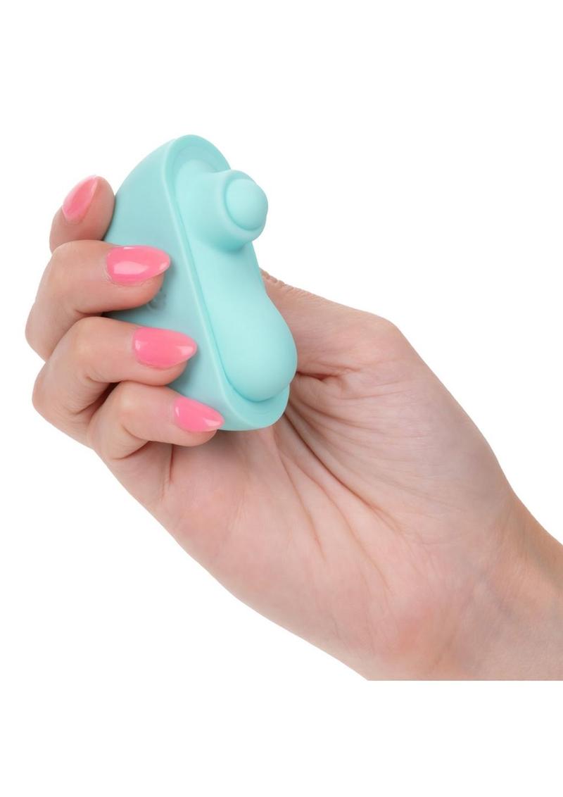 Ovation Acclaim Rechargeable Silicone Thumping Clitoral Stimulator - Blue