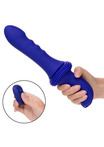 Overdrive Remote Control Rechargeable Silicone Sex Machine Ridge Thruster