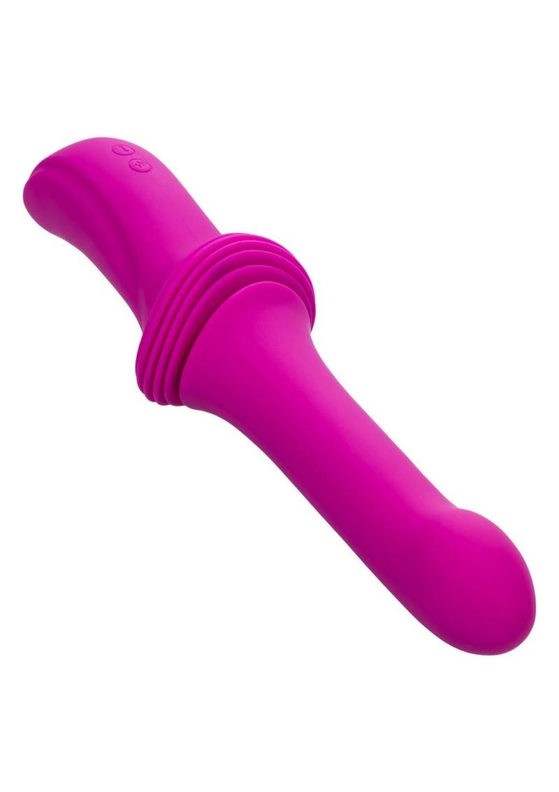 Overdrive Remote Control Rechargeable Silicone Sex Machine Smooth Thruster - Pink