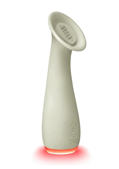 OVO Alina Rechargeable Silicone Clitoral Vibrator - Gray/Grey