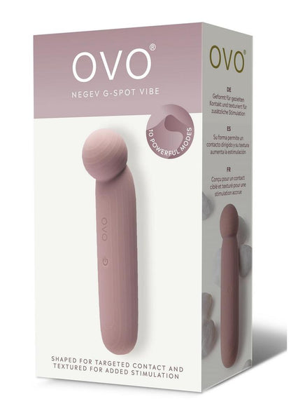 OVO Earth Negev Rechargeable Silicone G-Spot Vibrator