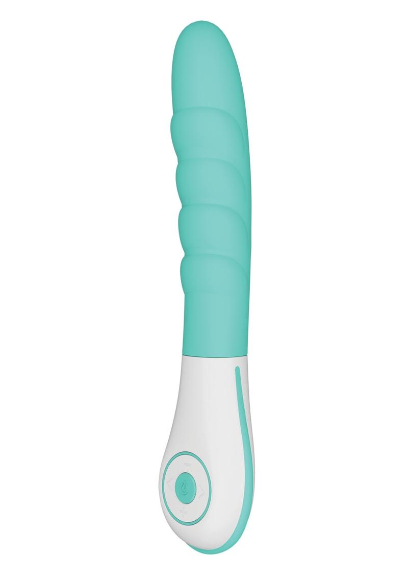 OVO Silkskyn Rechargeable Silicone Ribbed Vibrator