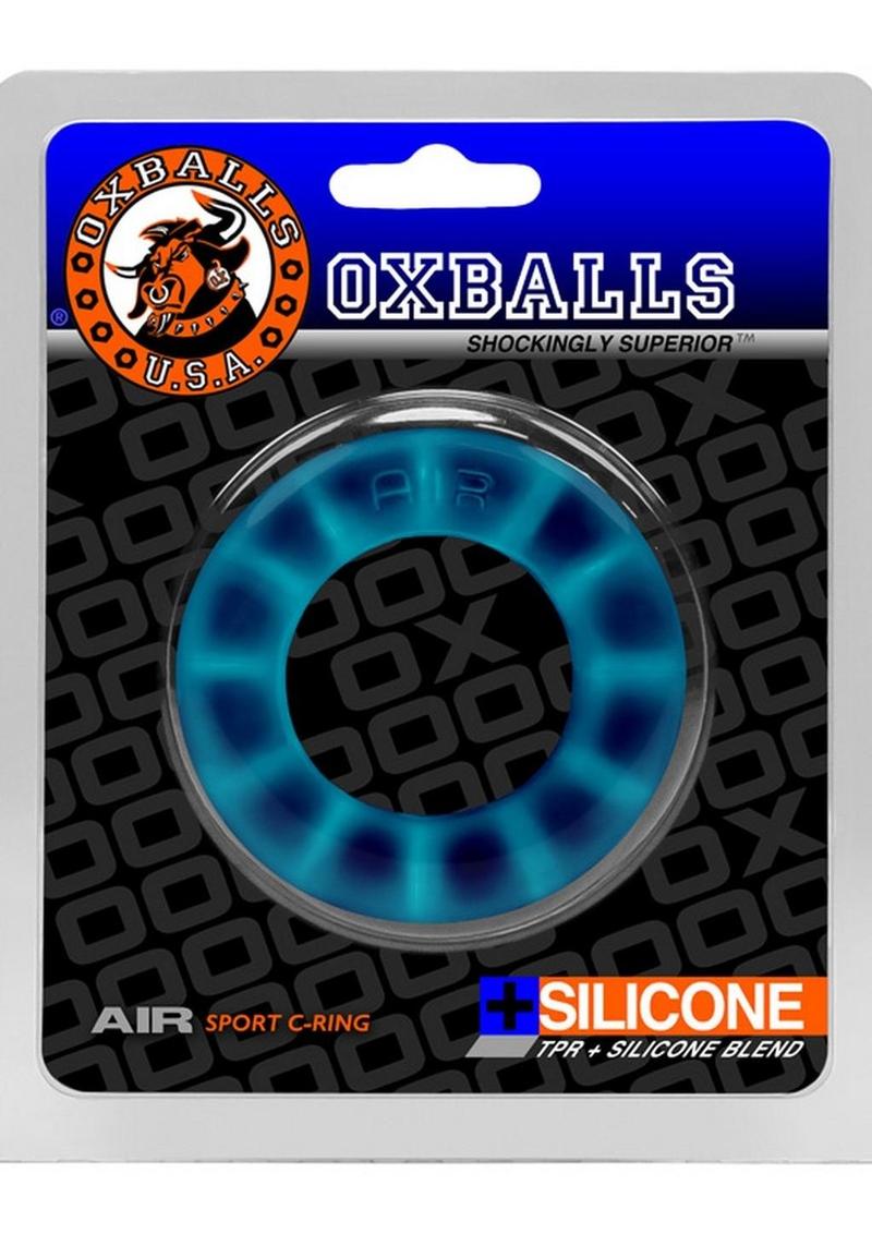 Oxballs Air Silicone Sport Cock Ring - Blue