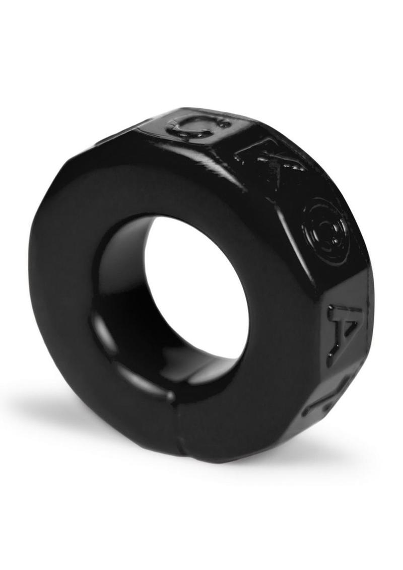 Oxballs Atomic Jock Sprocket Super Stretchy Cock Ring - Black - 2.8in