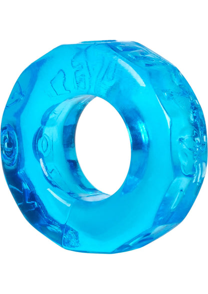 Oxballs Atomic Jock Sprocket Super Stretchy Cock Ring - Blue - 2.8in