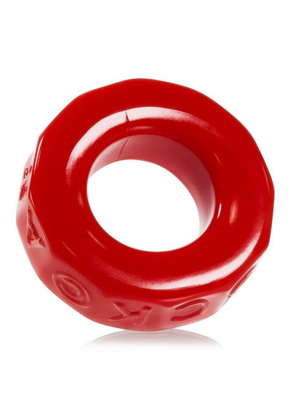 Oxballs Atomic Jock Sprocket Super Stretchy Cock Ring - Red - 2.8in