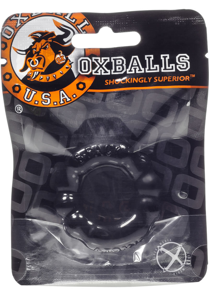 Oxballs Atomic Jock 'The 6 Pack' Sport Cock Ring - Black