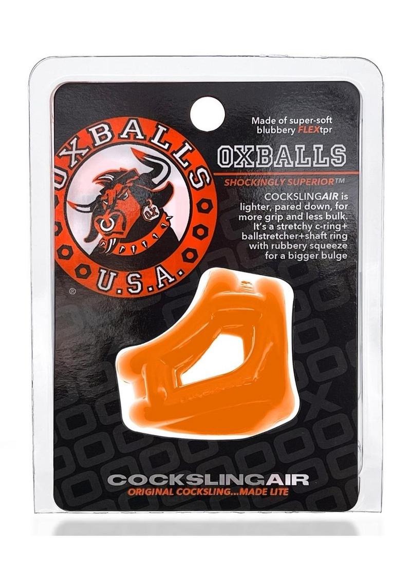 Oxballs Cocksling Air Cock and Ball Sling - Orange