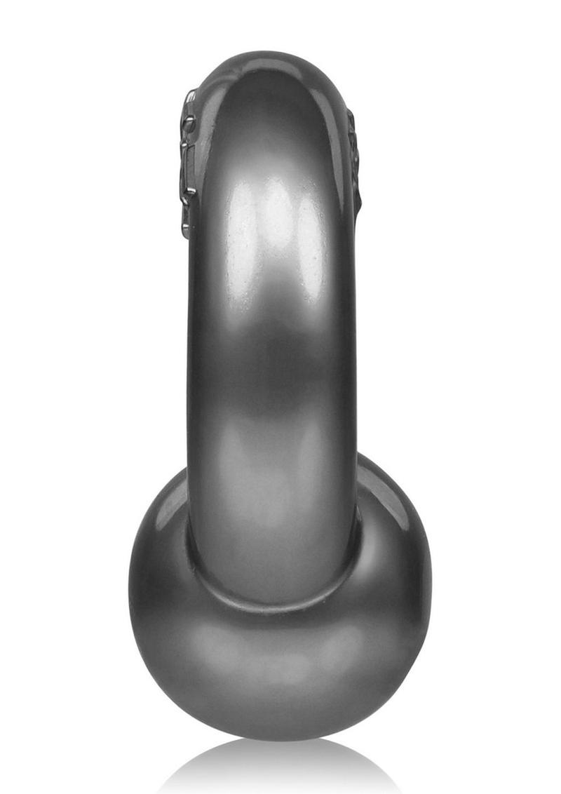 Oxballs Gauge Super Flex Cock Ring - Grey/Silver