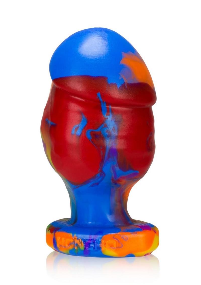 Oxballs Honcho-3 Silicone Anal Plug - Rainbow - Large