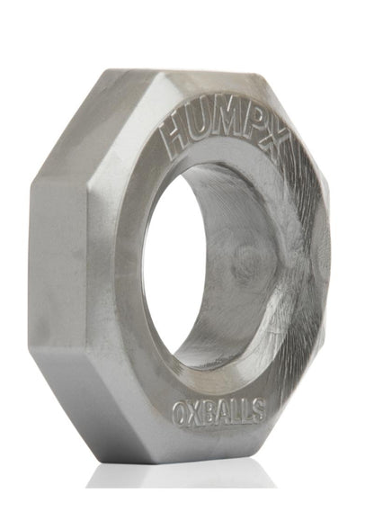 Oxballs Humpx Silicone Cock Ring - Silver