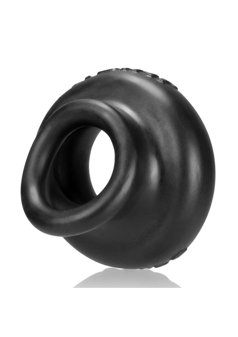 Oxballs Juicy Silicone Cock Ring - Black - 3.5in