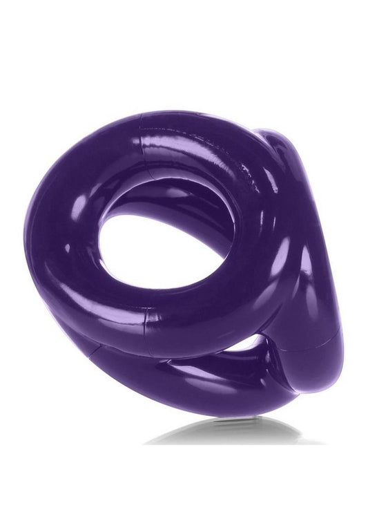 Oxballs Tri-Sport 3-Ring Cocksling - Purple