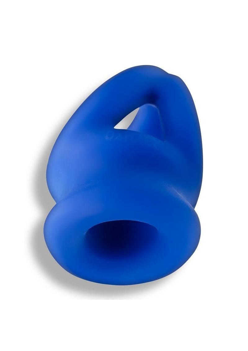 Oxballs Tri-Squeeze Silicone 3-Ring Ball Stretching Sling - Blue