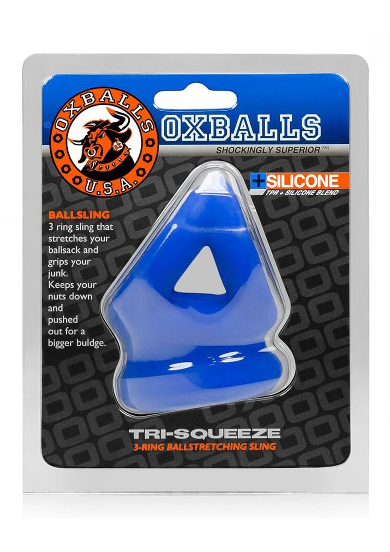 Oxballs Tri-Squeeze Silicone 3-Ring Ball Stretching Sling