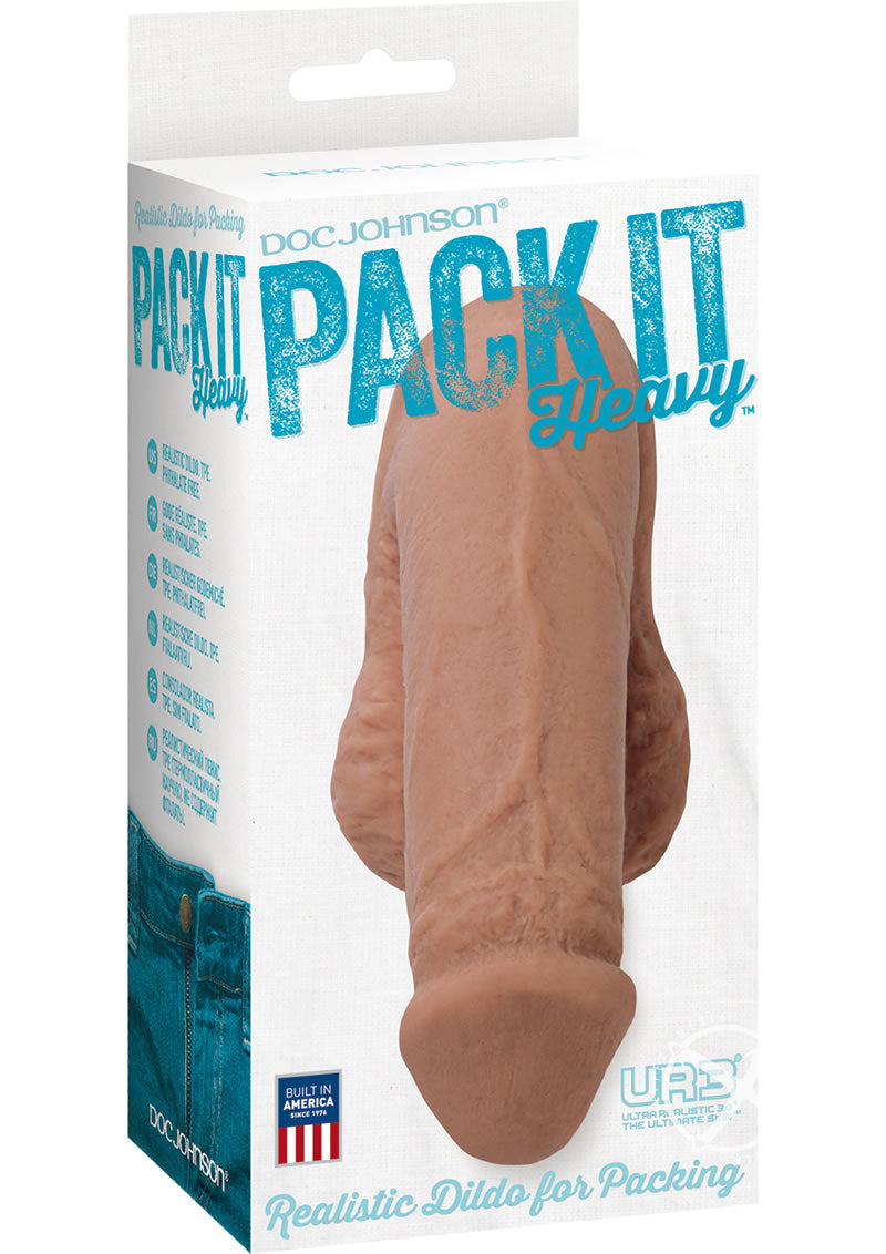 Pack It Heavy Dildo - Caramel - 5.5in