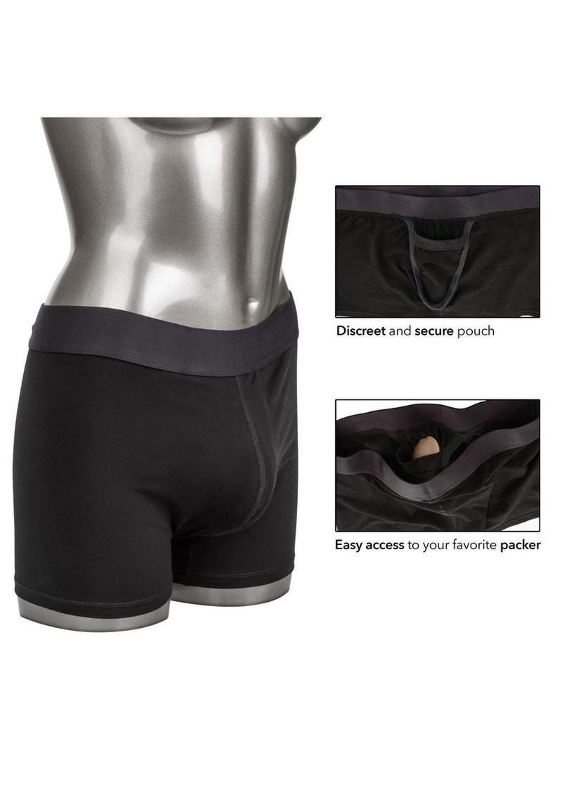 Packer Gear Boxer Brief with Packing Pouch - Black - Small/XSmall