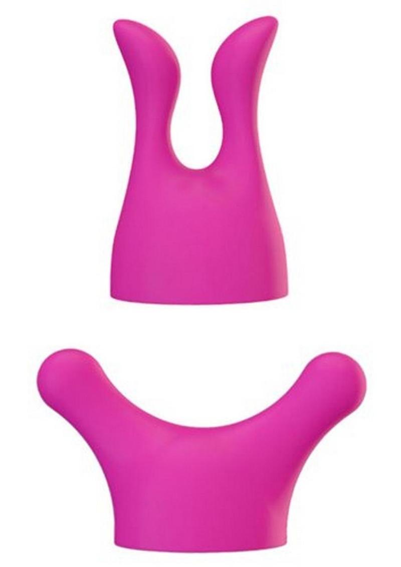 Palmbody Silicone Massager Head Attachment - Pink - 2 Per Pack