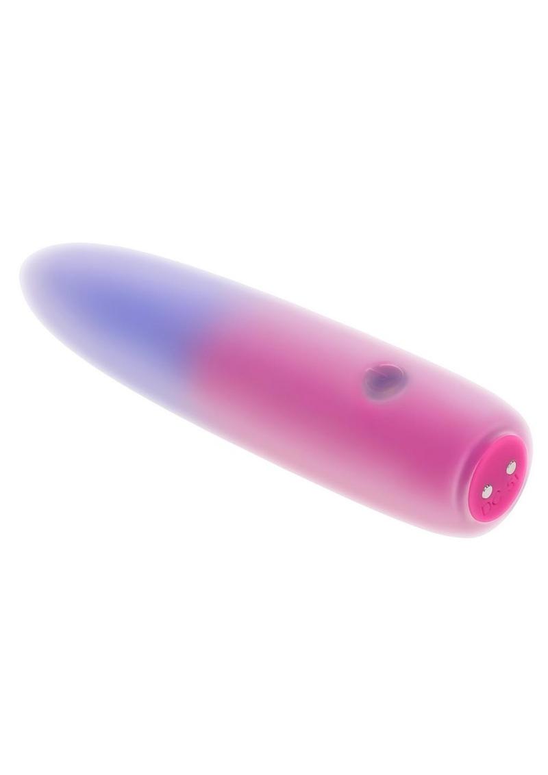 Paradise Rechargeable Silicone Bullet Vibrator - Pink/Purple