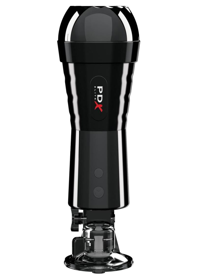 Pipedream Extreme Elite Rechargeable Cock Compressor Vibrating Masturbator - Pussy