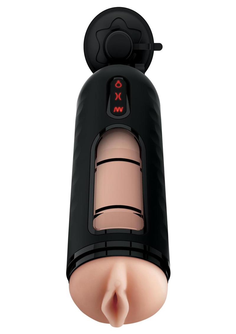 Pipedream Extreme Elite Rechargeable Vibrating Mega Milker Masturbator - Pussy