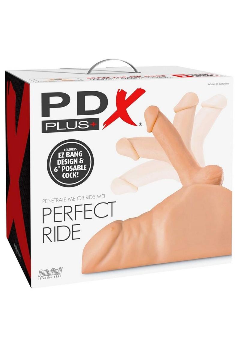 Pdx Plus Perfect Ride Posable Male Masturbator