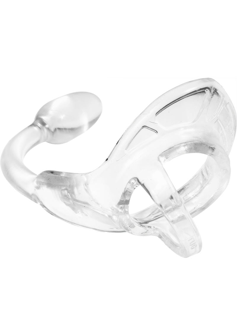 Perfect Fit Armour Tug Lock Prostate Plug - Clear - Small