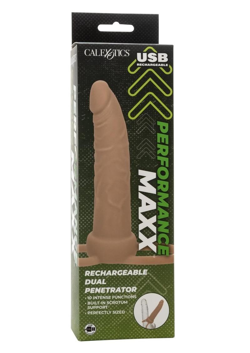 Performance Maxx Rechargeable Silicone Dual Penetrator