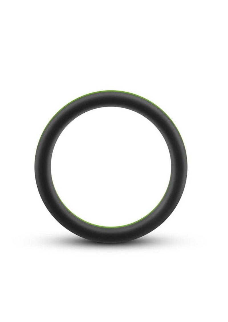 Performance Silicone Go Pro Cock Ring - Black/Green/Multicolor