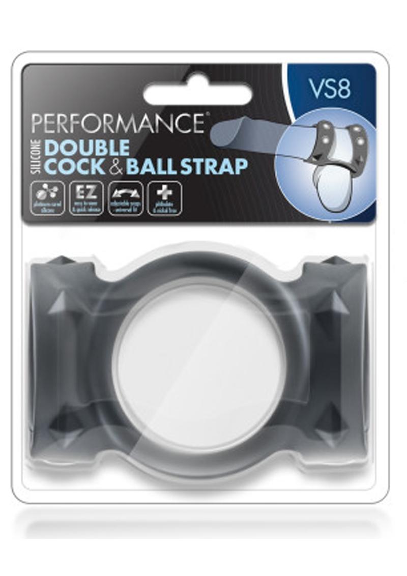 Performance Vs8 Silicone Double Cock and Ball Strap