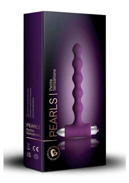 Petite Sensations Pearls Silicone Vibrating Anal Beads