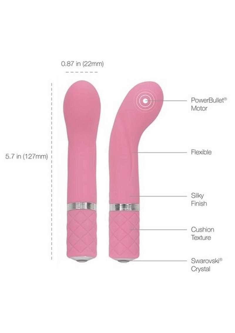 Pillow Talk Racy Silicone Rechargeable G-Spot Mini Vibrator - Pink