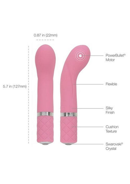 Pillow Talk Racy Silicone Rechargeable G-Spot Mini Vibrator - Pink