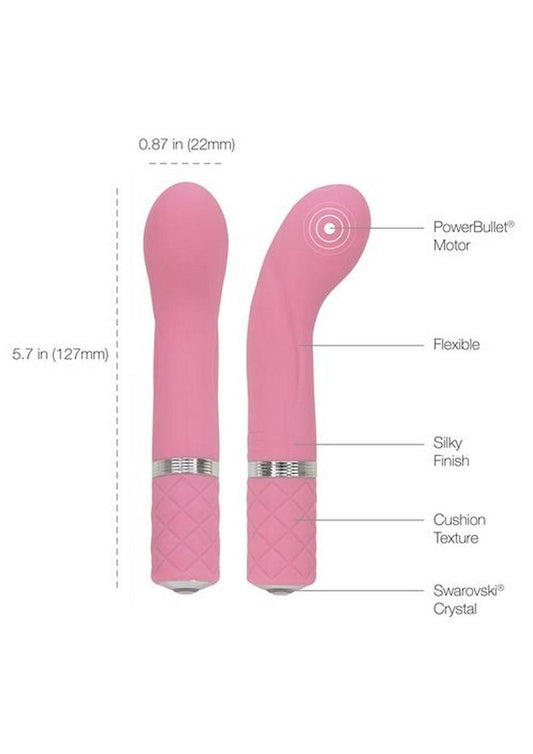 Pillow Talk Racy Silicone Rechargeable G-Spot Mini Vibrator - Pink