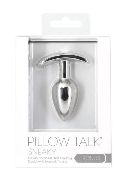 Pillow Talk Sneaky Luxurious Stainless Steel Anal Plug