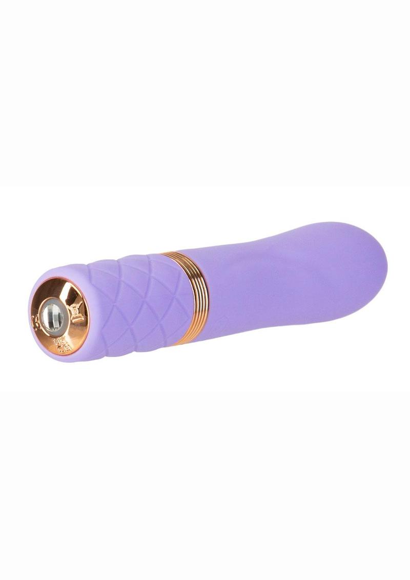 Pillow Talk Special Edition Flirty Rechargeable Silicone Bullet - Purple/Rose Gold