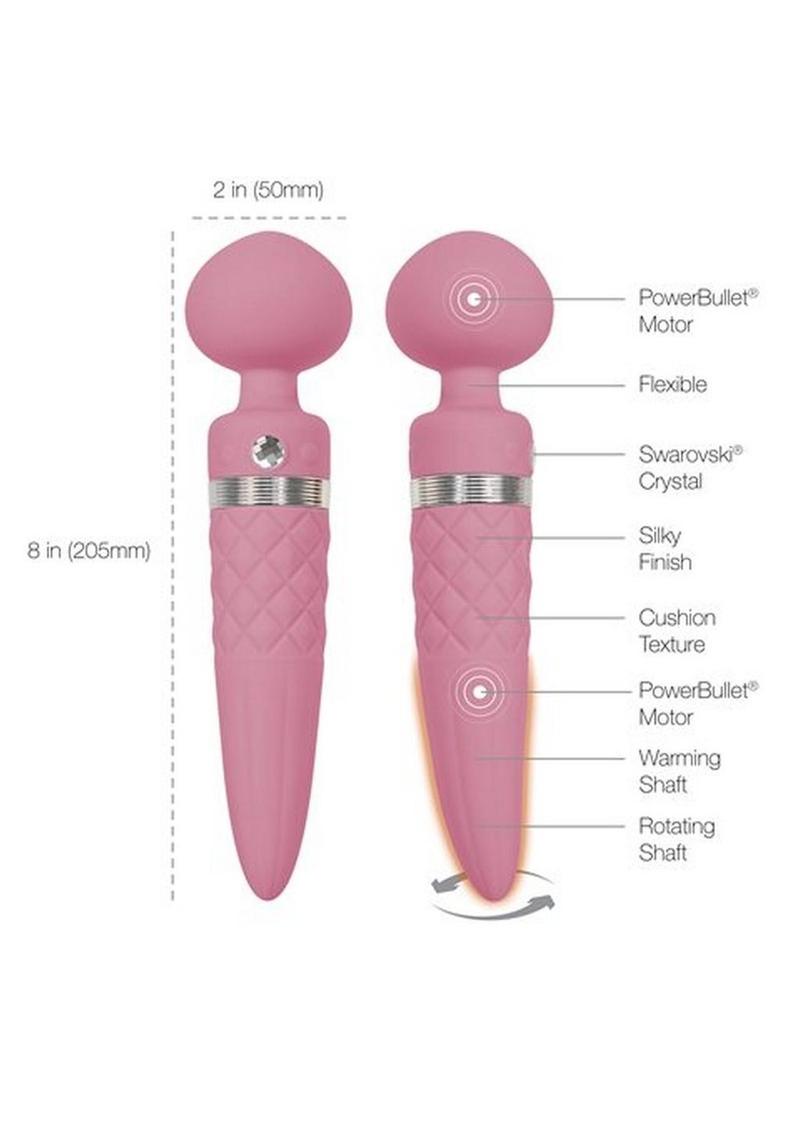 Pillow Talk Sultry Warming Wand Massager - Pink
