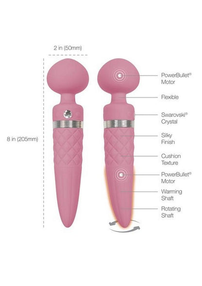 Pillow Talk Sultry Warming Wand Massager - Pink