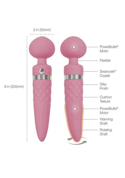 Pillow Talk Sultry Warming Wand Massager - Pink