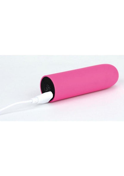 Pink Pussycat Vibrating Silicone Bullet