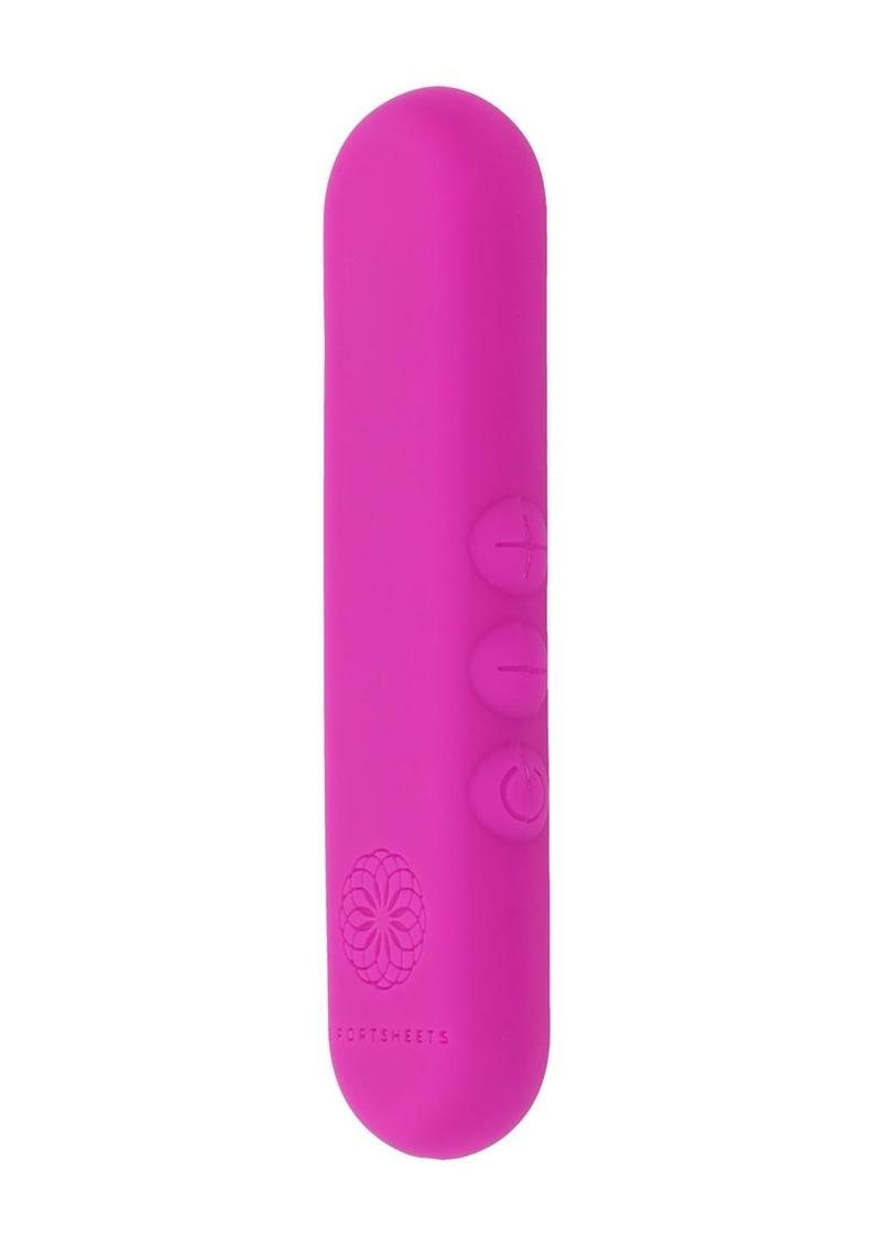 Pivot Flat Bullet Rechargeable Silicone Mini Vibe - Pink