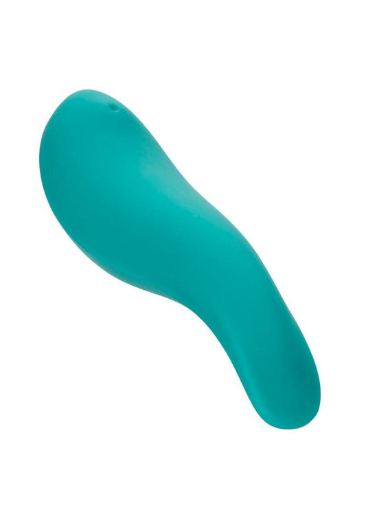 Pixies Glider Rechargeable Silicone Finger Vibrator - Green