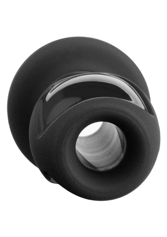 Platinum Premium Silicone - The Stretch - Small Anal Expander Plug - Black