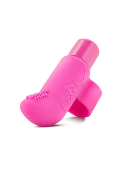 Play with Me Finger Vibe Silicone Vibrator - Pink