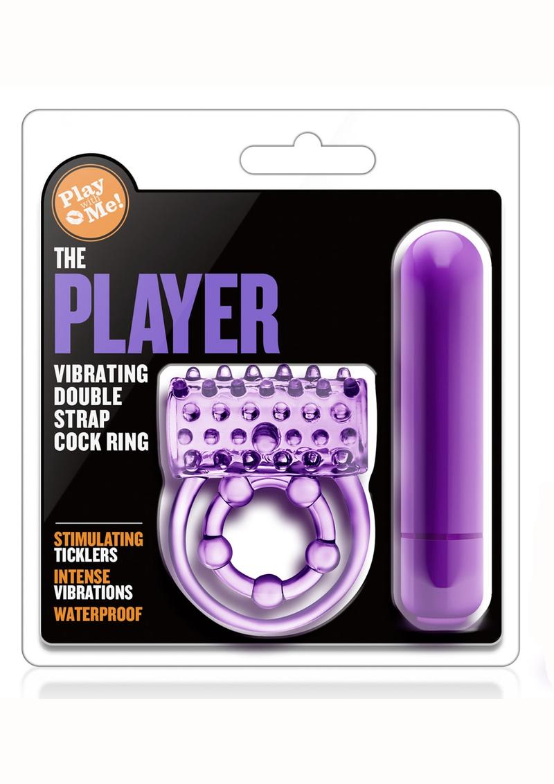 Play with Me The Player Vibrating Double Strap Cock Ring