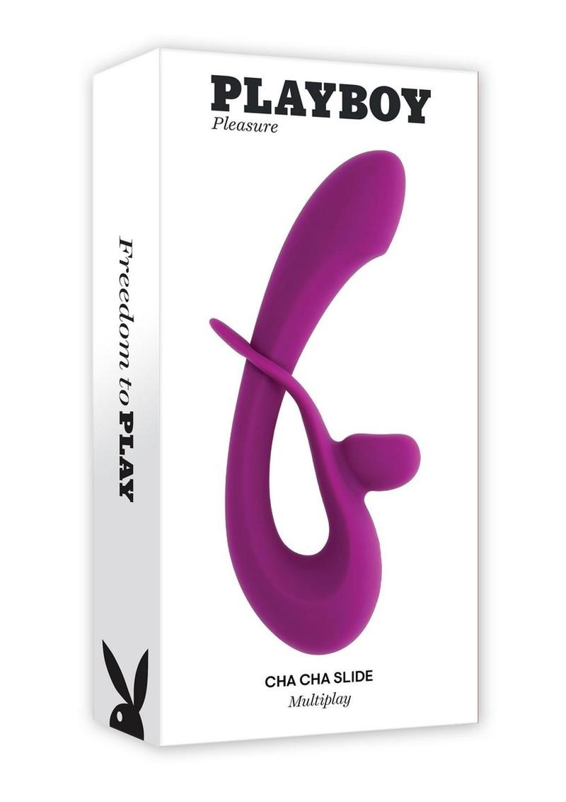 Playboy Cha Cha Slide Rechargeable Silicone Dual Vibrator