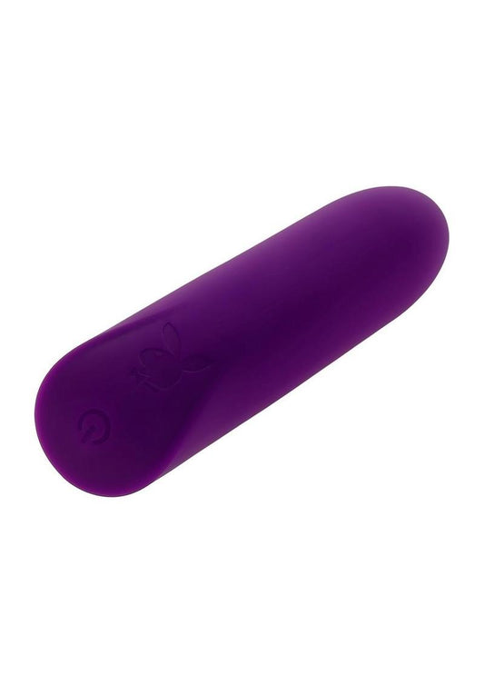 Playboy One and Only Rechargeable Silicone Bullet - Purple