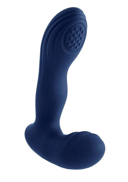 Playboy Pleasure Pleaser Rechargeable Silicone Vibrating Warming Prostate Massager with Remote Control